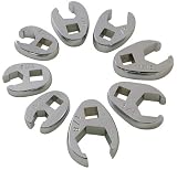 Sunex 9708 8 Piece 3/8-Inch Drive Fractional Crowfoot Flare Nut Wrench Set