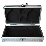 Official XVIDIA Sony PSP Metal Aluminium Luxury Hard Deluxe Case in Silver and Game / UMD Holder