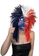 Sports Wig- Red, White and Blue