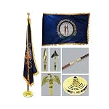 Kentucky 3ft x 5ft Flag Flagpole Base and Tassel