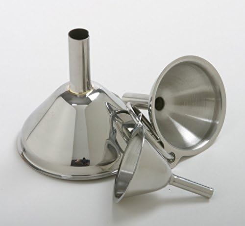 Norpro Stainless Steel Funnel 3 Pc Set NEW