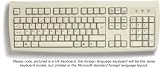 Review The Keyboard Company  / Greek keyboard, beige, PS/2
