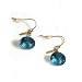 Les Nereides Blue Glass Earrings