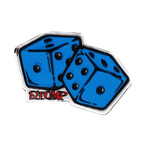 2015 Stompgrip Design 3-D Series Dice Snowboard Stomp Pad - Blue