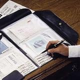Warranty and Instruction Organizer (Black) (9 1/2'' x 13 1/2'')