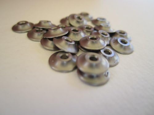 Saucer Collars - Stainless Steel (12 Pcs) for Straight Razor Repair