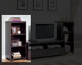 Cappuccino Media Tower By Coaster Furniture
