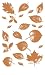 RUB ON ART FALLING LEAVES GOLD