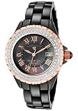 41%2BN9mxNzrL. SL160  Womens Karamica White Diamond (0.797 ctw) Black MOP Dial Black High Tech Ceramic
