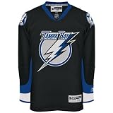 NHL Tampa Bay Lightning Premier Jersey (Gray, Large)