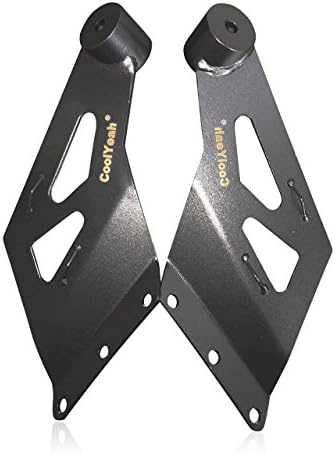 CoolYeah Mounting Brackets for 50 inch Led Light Bar Roof Door Fit for 2002-2008 Dodge Ram 1500 &amp; Fit for 2003-2009 Dodge Ram 2500/3500 (Pack of 2)
