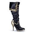3 3/4 Heel Sexy Boots Gypsy Costume Boot Knee High Boot With Gypsy Coins Costume Bootss