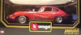 Bburago 1/18 Scale Jaguar E Type Coupe 1961 Red Bburago 1/18 Scale Jaguar E Type Coupe 1961 Red