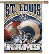 St. Louis Rams 27"x37" Banner - Football Sports Merchandise