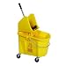 Continental 335-37YW, Splash Guard and Backsaver Combo Set with Down-Press Wringer, Yellow (Case of 1)