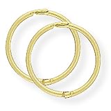 9ct 11mm Think Hinged Sleeper Earrings