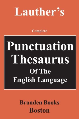 Punctuation Thesaurus of the English Language (Institutions)