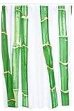 Rideau de douche polyester esprit bambou. � Caract�ristiques : -Dimensions 