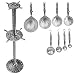 Image of Tin Woodsman Pewter SuperPost, Measuring Cup and Spoon Set, Featured in Paula Deen, Dragonfly Design