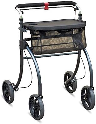 Z-Tec Indoor Rollator 4 Wheel Walker Frame by M Brand