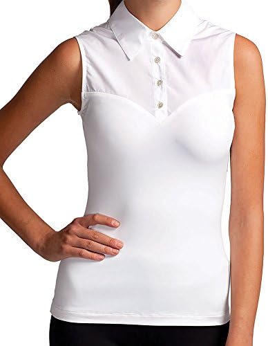 SkinnyShirt Women's Classic Sleeveless Shirt 1X White