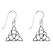 Sterling Silver Triquetra Celtic Earrings