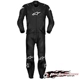 ALPINESTARS RC-1/RC1 2-pc BLACK LEATHER SUIT!60/50