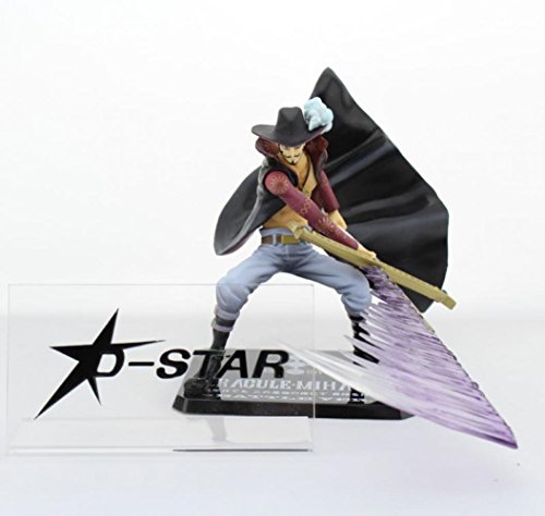 Olive Fairy 12Pcs 54" One Piece Dracule Mihawk Hawk Eye Battle Version Pvc Action Figure Model Collection Toy