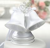 White Bells Cake Top with Butterfly