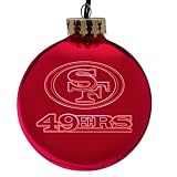 San Francisco 49ers Laser Etched Ornament