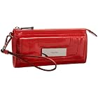 Calvin Klein Patent Padding Wristlet
