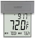 La Crosse Technology 306-605 Solar Window Outdoor Thermometer