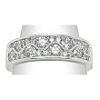 14K White Gold Diamond Band