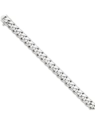 6.0 mm Solid 14K White Gold High Polish Classic Miami Cuban Curb Link Chain Necklace 20" - 30" Available