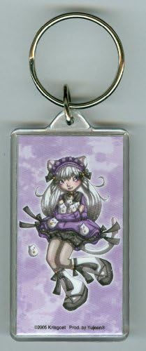 Krisgoat - Sugar Kitten Anime Girl - Acrylic Keychain