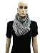 47 Chinchilla Rabbit Fur Infinity Scarf