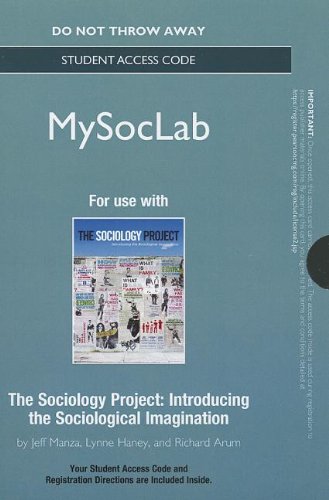 NEW MySocLab -- Standalone Access Card -- for The Sociology...