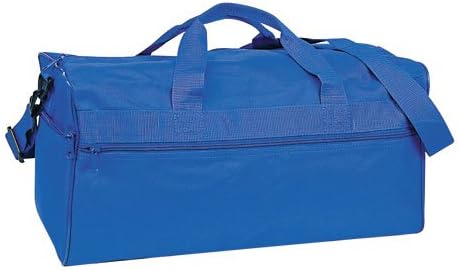 Blank Duffle Bag Square Duffel Bag in Royal Blue Gym Bag