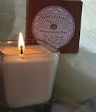 Natural Fragrance Free Pure Soy Candle, 7 oz Glass