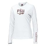 Nike Florida State Seminoles (FSU) Ladies White Classic Logo Long Sleeve T-shirt