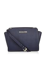 Michael Kors Bolso bandolera Selma Md (Azul Oscuro)