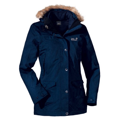 Jack Wolfskin Damen Jacke WAVE HILL PARKA night blue S Jack Wolfskin Damen Jacke WAVE HILL PARKA night blue S
