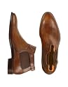 Brunori Men's Brown Italian Genuine Leather Ankle Strap Boots