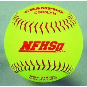 Buy (Price 1 DOZEN)Champro Nfhs Approved 12 Fast Pitch Competition Game Ball