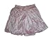 Baby : Child Small 4-8 Pink Velvet with Silver Sparkles Ballet Dance Skirt & Matching Hair Scrunchie
