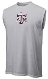 Texas A&M Aggies Adult Grey College Logo Sleeveless T Shirt By Nike Team Sports