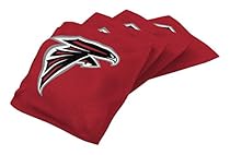 NFL Atlanta Falcons Regulation Duckcloth Bean Bags (4 Pack), 16 oz, Red
