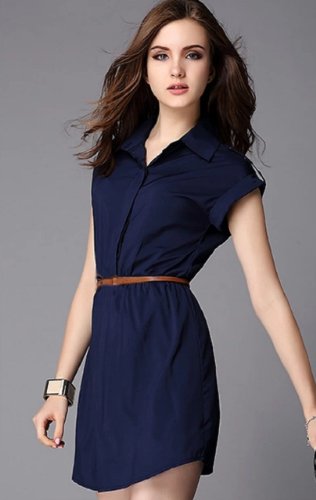 肩章付き シフォン シャツワンピース ベルト シャツカラー ワンピース ドレス フォーマル 結婚式 2次会 パーティー チュニック 美脚 スカート ブラウス バスト オールインワン コンビネゾン シャツブラウス チュニックシャツ セットアップ カジュアル レディース 春物 夏物 可愛いスカーフ付き T-200