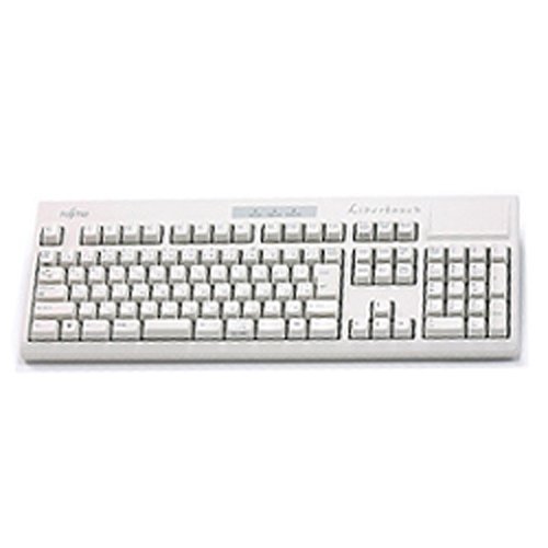 富士通コンポーネント Libertouch White USBキーボード 日本語108キー 入力荷重調整可能 ホワイト FKB8540-051/W