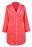 Avenue Plus Size Button Front Sleep Shirt